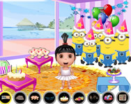 Agnes birthday decoration room Gru játékok ingyen