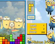 Minions tetris online játék